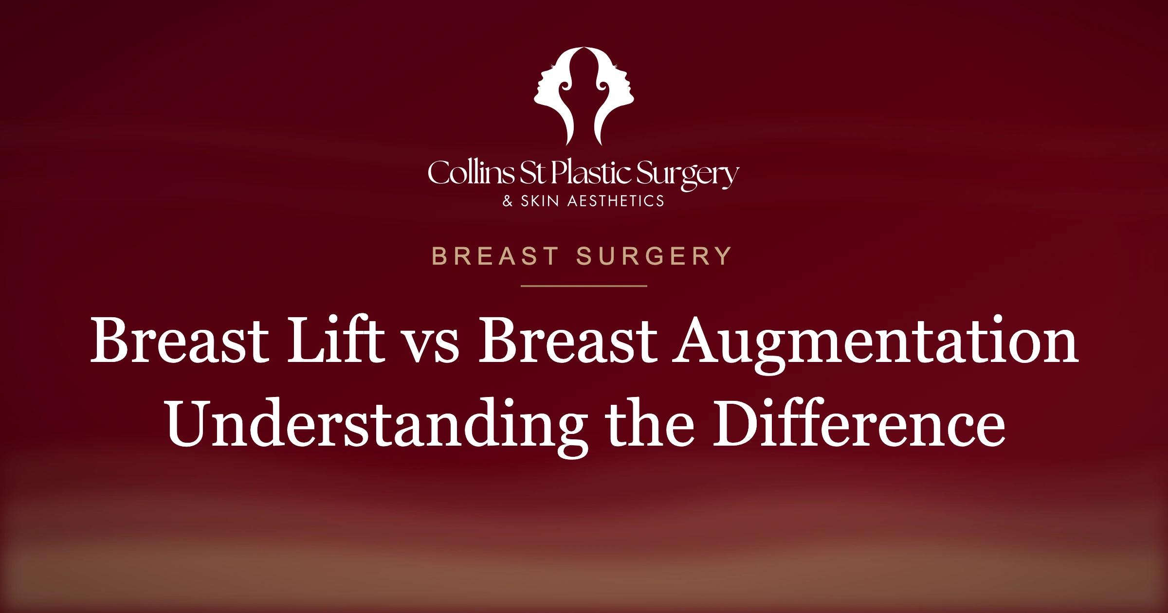 Specialist plastic surgeon consultation at Collins St Plastic Surgery Melbourne